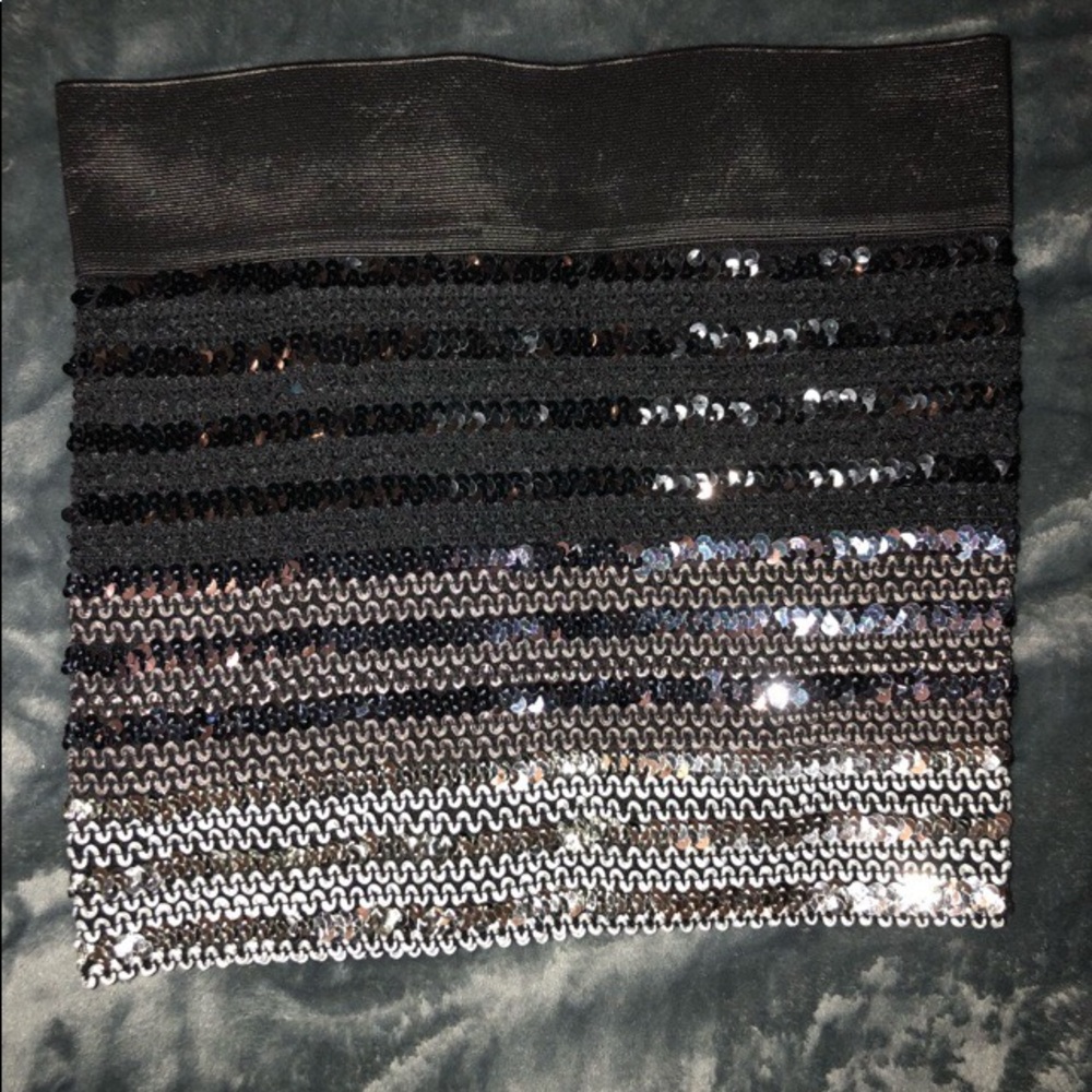 Sequin mini skirt, size M, only worn couple times